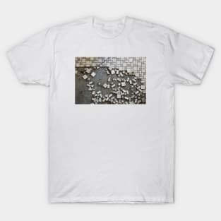 Broken tiles pieced together without a trace of man's touch T-Shirt